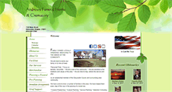 Desktop Screenshot of andrewsfuneralservices.com